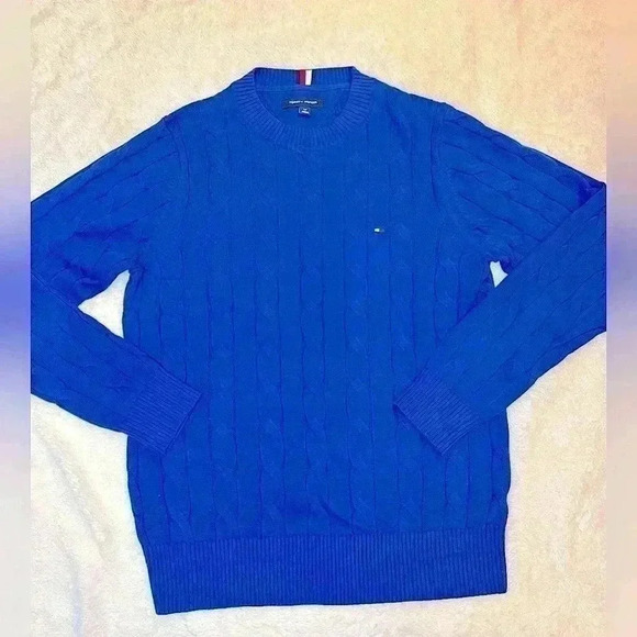 Tommy Hilfiger Men’s Long Sleeve Sweater Size Small - Picture 3 of 5